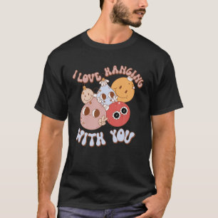Camiseta Eu Adoro Ficar Com Você Cristo Xmas Bauble Malvado