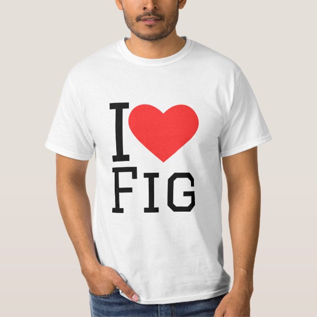 Camiseta Eu adoro fig (Frente)