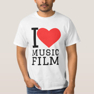 Camiseta Eu adoro filme musical