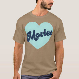Camiseta Eu adoro filmes, garoto