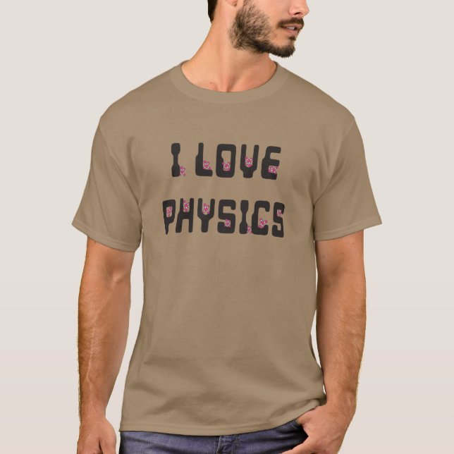 Camiseta Eu adoro Física (Frente)
