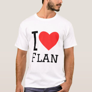 Camiseta Eu adoro flan