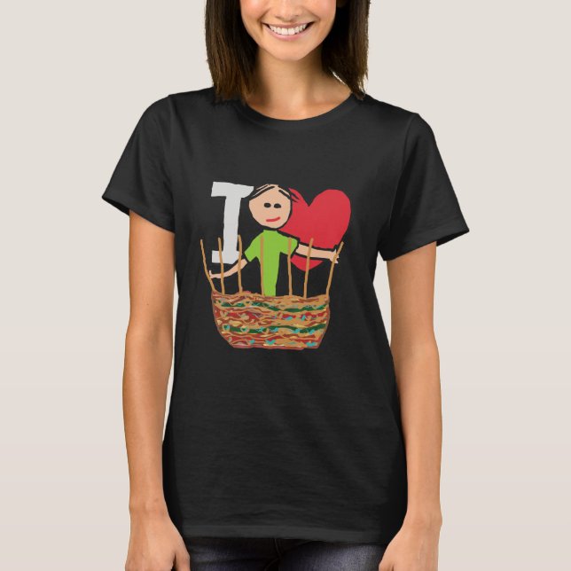 Camiseta Eu Adoro Fritação De Cesta (Frente)