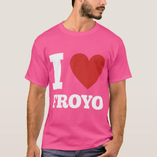 Camiseta Eu Adoro Froyo Frozen Yogurt Lover National Froyo 