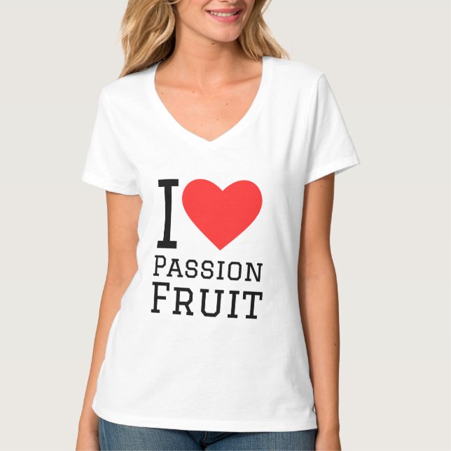Camiseta Eu adoro fruta de paixão (Frente)