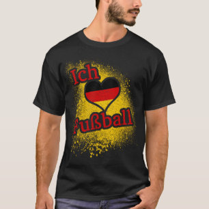 Camiseta Eu adoro futebol Futebol alemão