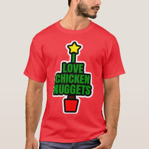 Camiseta Eu Adoro Galinhas Nuggets