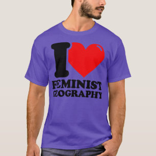 Camiseta Eu adoro geografia feminista