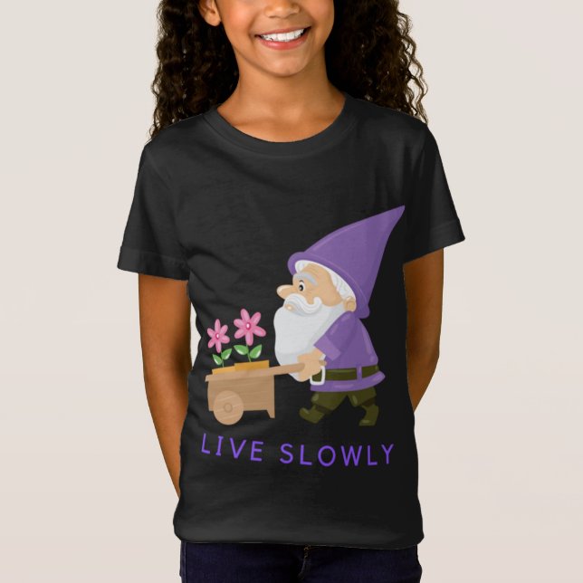 Camiseta Eu Adoro Gnomos De Jardim (Frente)