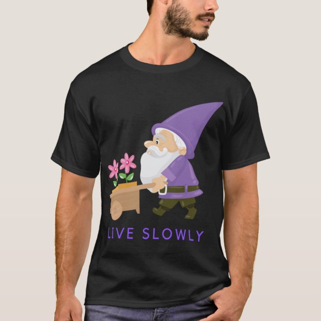 Camiseta Eu Adoro Gnomos De Jardim (Frente)
