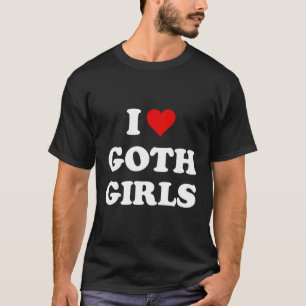 Camiseta Eu adoro Gótico