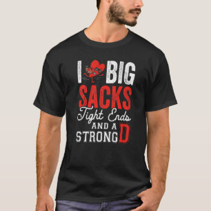 Camiseta Eu Adoro Grandes Sacks De Entalhe E Forte Futebol 