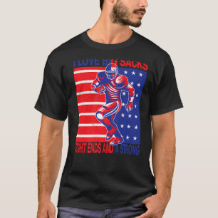 Camiseta Eu Adoro Grandes Sacks E Um Forte Fla Dos Eua