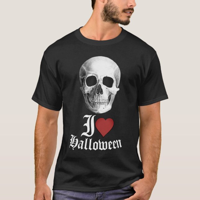 Camiseta Eu Adoro Halloween (Frente)