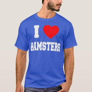Camiseta Eu adoro hamsters