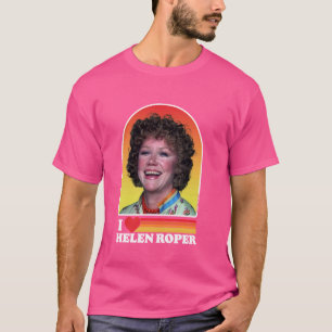Camiseta Eu adoro Helen Roper Três companhia Sra. Roper Ret