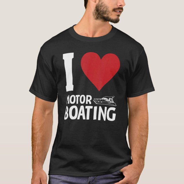 Camiseta Eu adoro homens donos de barcos Barcos (Frente)