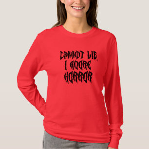 Camiseta Eu Adoro Horror