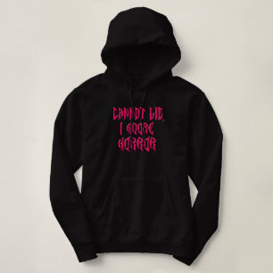 Camiseta Eu Adoro Horror (Texto Rosa)