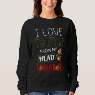 Camiseta Eu Adoro Jardinagem De Meus Tomates Cardíacos Gard