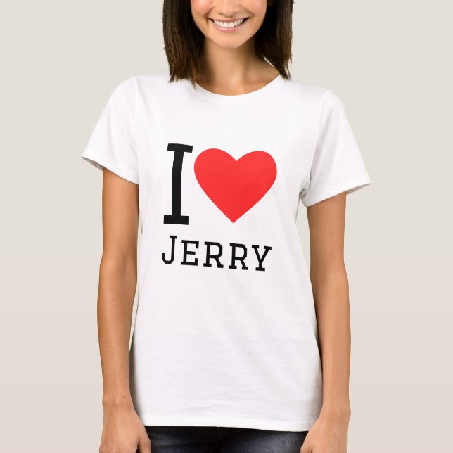 Camiseta Eu adoro jerry (Frente)