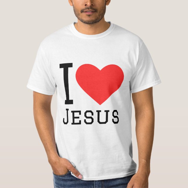 Camiseta Eu adoro jesus (Frente)