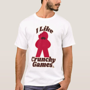 Camiseta Eu Adoro Jogos Crunchy Diversos Arte Múltipla