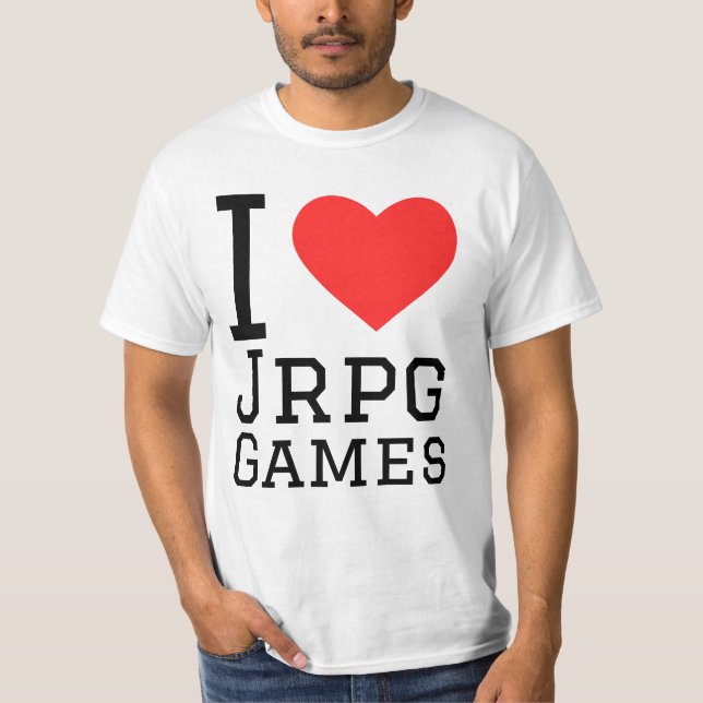 Camiseta Eu adoro jogos de computador (Frente)
