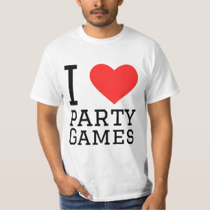 Camiseta Eu adoro jogos de festas