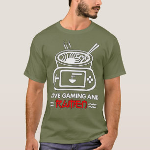 Camiseta Eu Adoro Jogos E Ramen