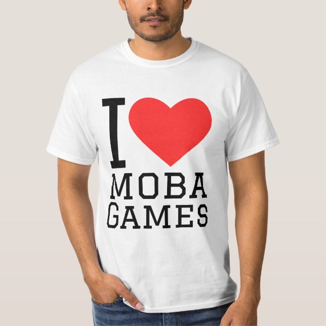 Camiseta Eu adoro jogos móveis (Frente)