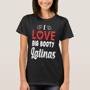 Camiseta Eu adoro latinas grandes