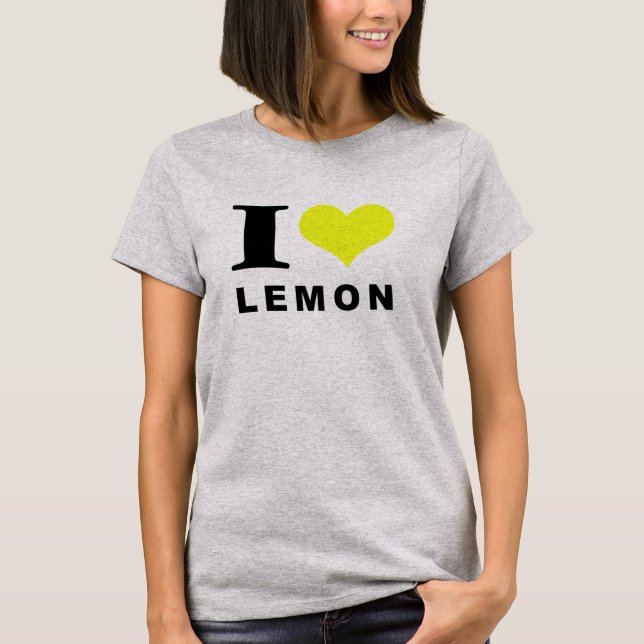 Camiseta Eu adoro limão (Frente)