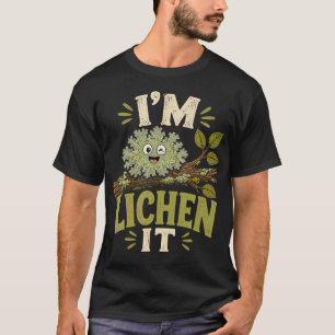 Camiseta EU Adoro Liquens Piada de Planta Humor Amante de Á