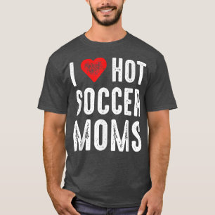 Camiseta Eu adoro Mães de futebol quente