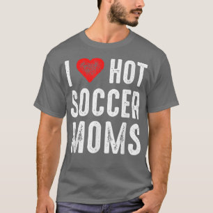 Camiseta Eu adoro Mães de futebol quente