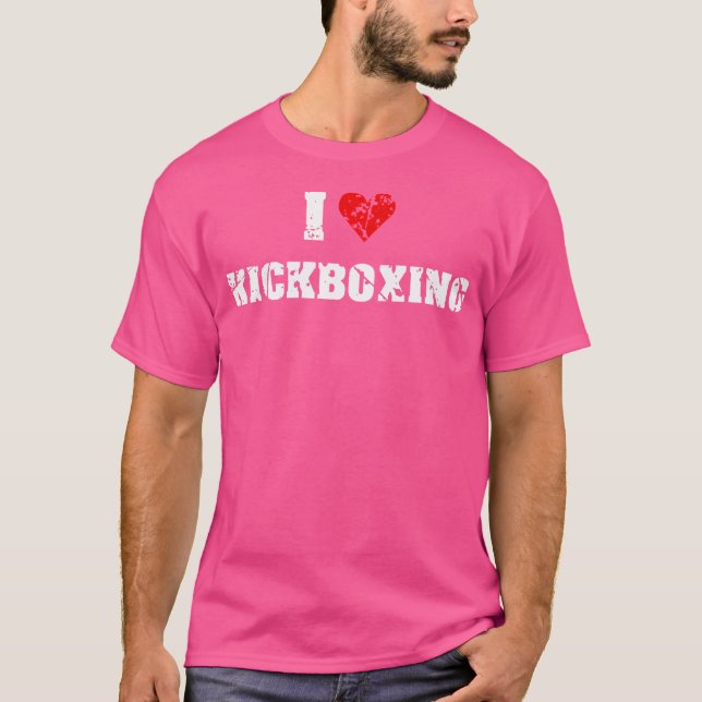 Camiseta Eu Adoro Malhação De Giro De Kickboxe (Frente)