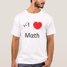 Camiseta Eu Adoro Matemática