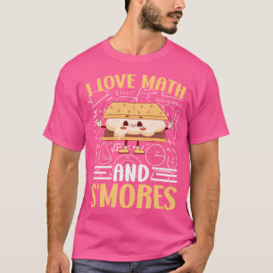 Camiseta Eu Adoro Matemática E Esmagadores Acampamento De M