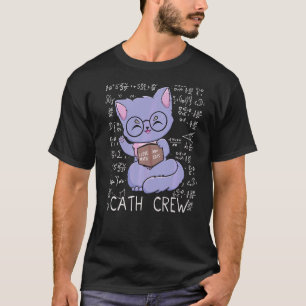 Camiseta Eu Adoro Matemática E Gatos Matemáticos Felinos De
