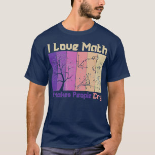 Camiseta eu adoro matemática, faz as pessoas chorarem 6 2