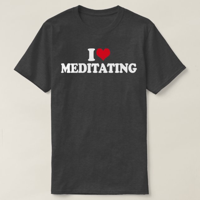 Camiseta Eu Adoro Meditar Yoga (Frente do Design)
