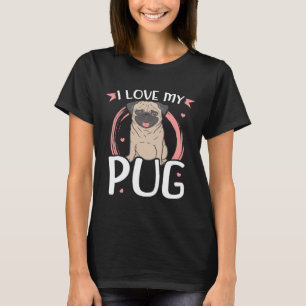 Camiseta Eu Adoro Meu Proprietário De Cachorro Dando Presen