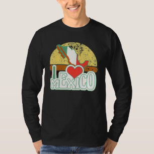 Camiseta Eu Adoro México Eu Amo México