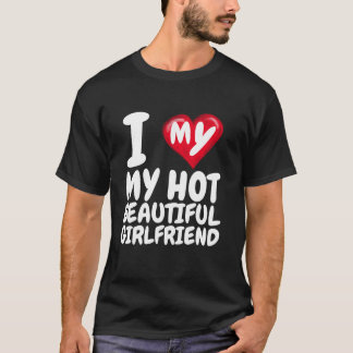 Camiseta Eu adoro minha linda Namorada I Red Heart GF