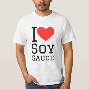 Camiseta Eu adoro molho de soja