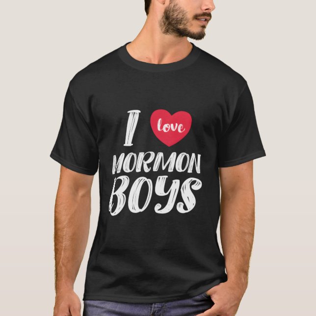 Camiseta Eu Adoro Mórmon Ele Lds (Frente)