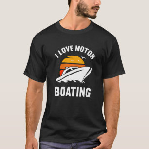 Camiseta Eu adoro motor de Barco