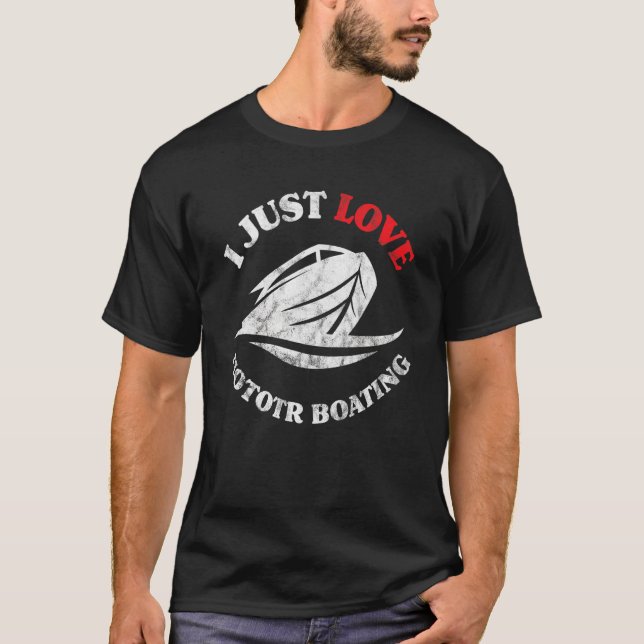 Camiseta Eu Adoro MotorBarco Boater (Frente)