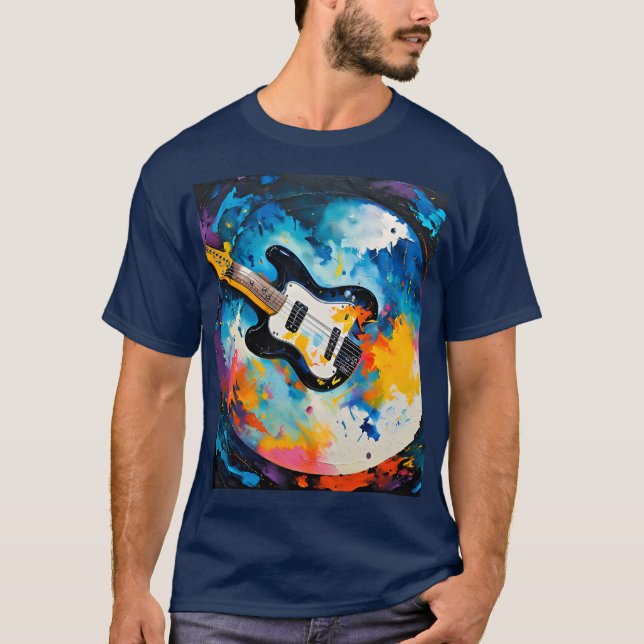 Camiseta Eu adoro música (Frente)
